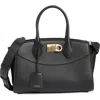 Ferragamo Studio Soft Top Handle Small Handbags Black