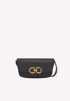 Ferragamo Trapezio Logo Crossbody Bag In Black