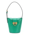 Ferragamo Small Trifolio Shoulder Bag In Green