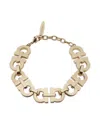 Ferragamo Crystal Embellished Gancini Bracelet