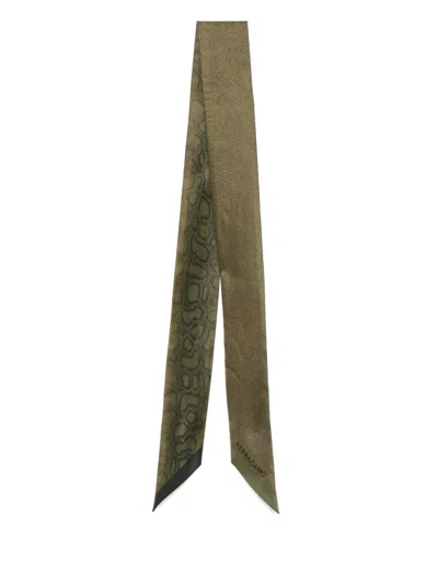 Ferragamo Snake-print Neckerchief