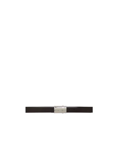 Ferragamo Snap Double-sided Waistband In Black