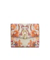 Ferragamo Snap Fold Wallet In Multi