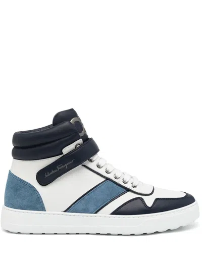 Ferragamo Sneaker Alta In Blue