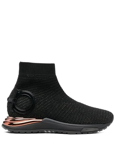 Ferragamo Sneaker In Black
