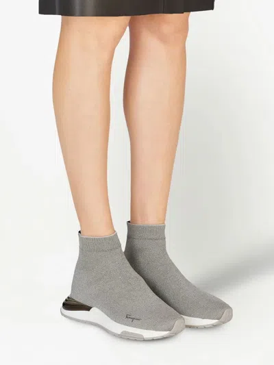 Ferragamo Sneaker In Gray