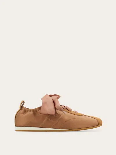 Ferragamo Sneaker Lazo Marron