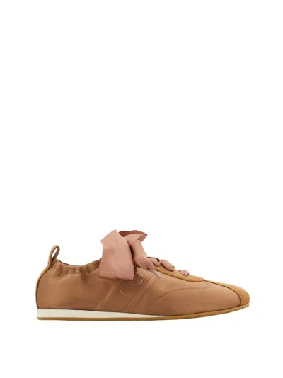 Ferragamo Sneaker Lazo Marron In Brown