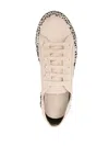 Ferragamo Gancini Printed-sole Sneakers In Multi