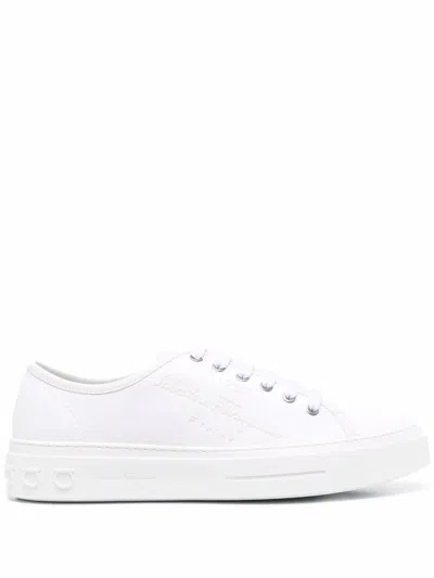 Ferragamo Sneaker In White