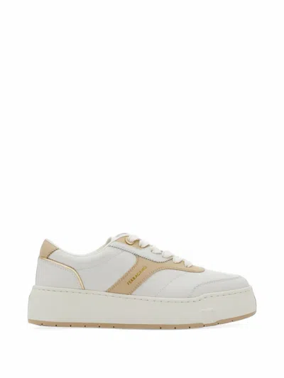 Ferragamo Sneaker In White