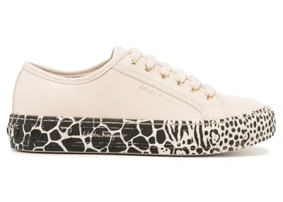 Pre-owned Ferragamo Sneaker (women's) Sneakers In Beige/khaki In Brown