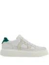 Ferragamo Round Toe Sneakers With Contrasting Heel Tab