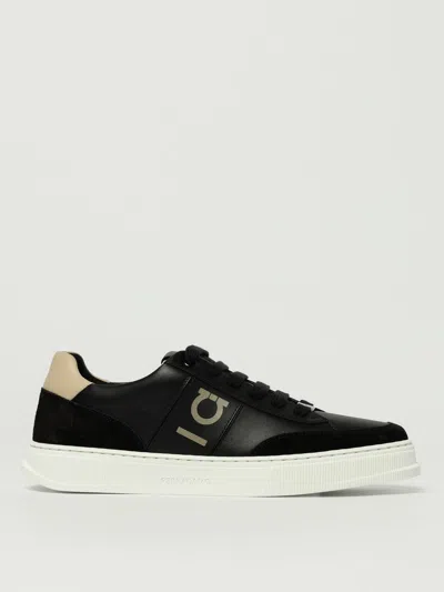 FERRAGAMO SNEAKERS FERRAGAMO MEN COLOR BLACK,H21357002