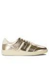 Ferragamo Elegant Women's Slip-on Sneakers For Fw24 In Gold
