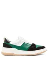 Ferragamo Gancini Low-top Sports Shoes With Outline In Multicolor