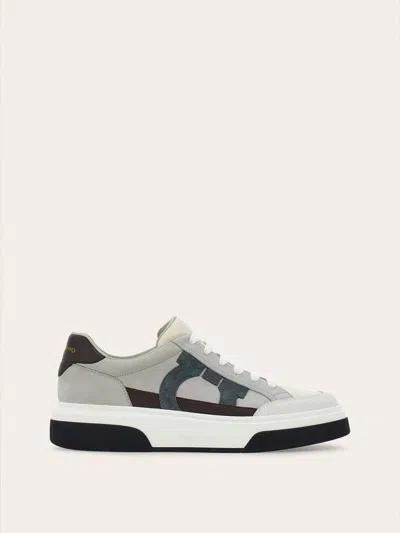 Ferragamo Sneakers Shoes In Grey
