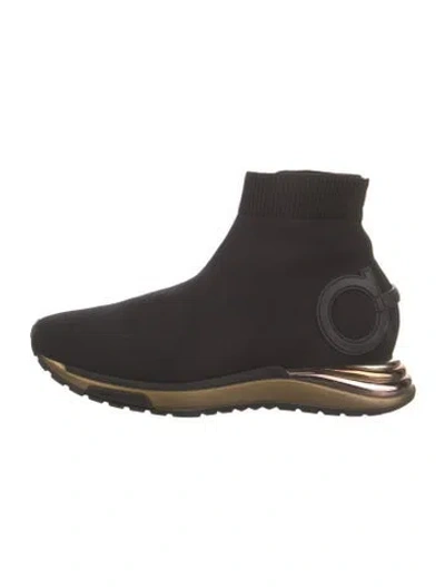 Pre-owned Ferragamo Sock Boots In Multi
