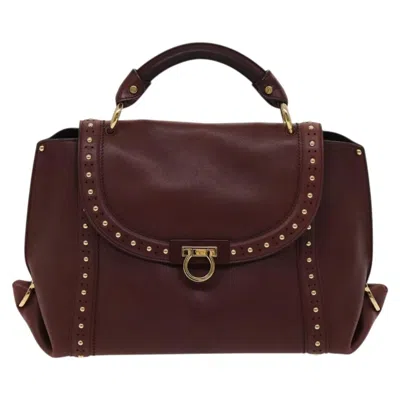 Pre-owned Ferragamo Sofia Leather Handbag ()