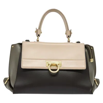 Pre-owned Ferragamo Sofia Satchel Leather Leather Handbag () In Multi