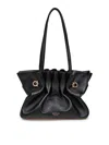 Ferragamo Soft Bag In Nappa Color Black