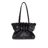 Ferragamo Medium Soft Shoulder Bag In Black