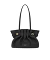 Ferragamo Medium Pleated Nappa Leather Shoulder Bag In Multi