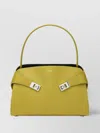 Ferragamo Soft Structured Shoulder Bag With Top Handle