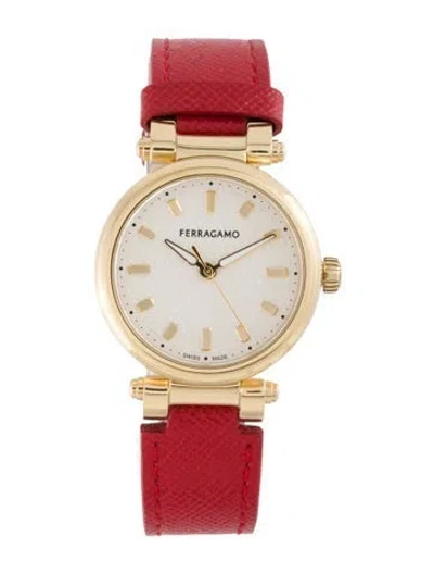 Pre-owned Ferragamo Softy Watch In Multicolor