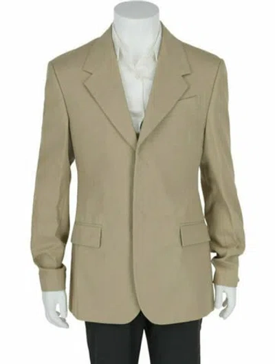 Pre-owned Ferragamo Solid Blazer W/ Tags In Brown