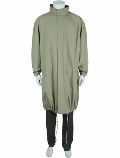 Pre-owned Ferragamo Solid Coat W/ Tags In Green