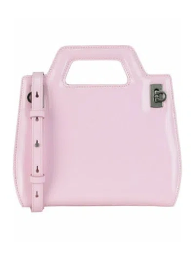Pre-owned Ferragamo Solid Crossbody Bag W/ Tags In Pink