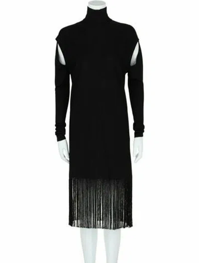 Pre-owned Ferragamo Solid Dress W/ Tags In Black