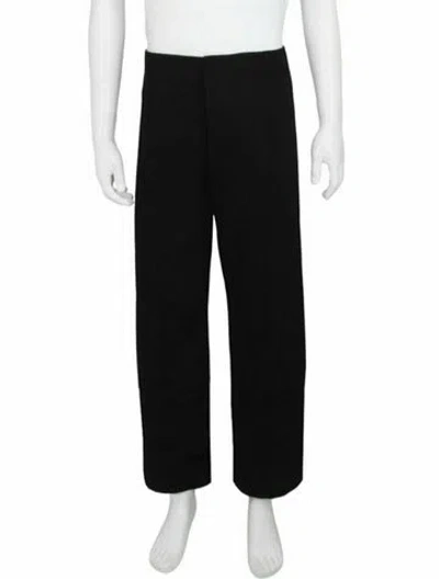 Pre-owned Ferragamo Solid Pants W/ Tags In Black