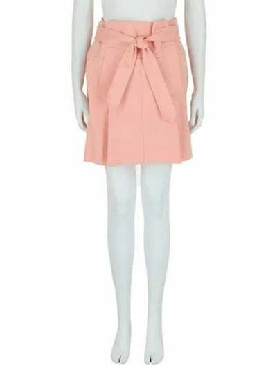 Pre-owned Ferragamo Solid Skirt W/ Tags In Pink