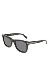 Ferragamo Solid Square Sunglasses, 55mm In Black