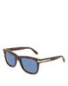 Ferragamo Solid Square Sunglasses, 55mm In Brown