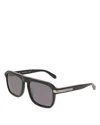 Ferragamo Solid Square Sunglasses, 57mm In Black