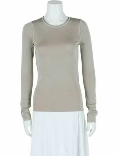Pre-owned Ferragamo Solid Top W/ Tags In Brown