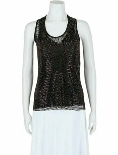 Pre-owned Ferragamo Solid Tunic W/ Tags In Brown