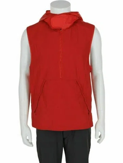 Pre-owned Ferragamo Solid Vest W/ Tags In Red