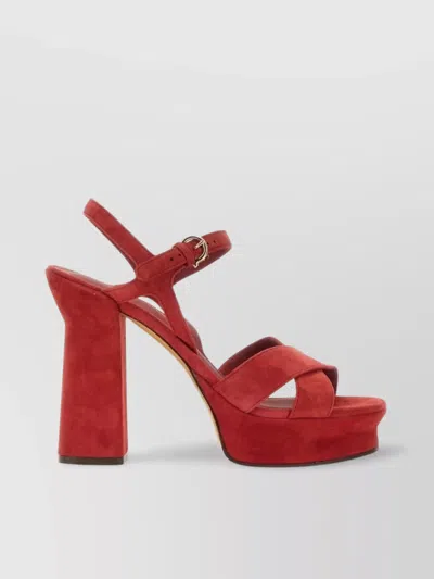 FERRAGAMO SONYA PLATFORM SANDAL WITH BLOCK HEEL