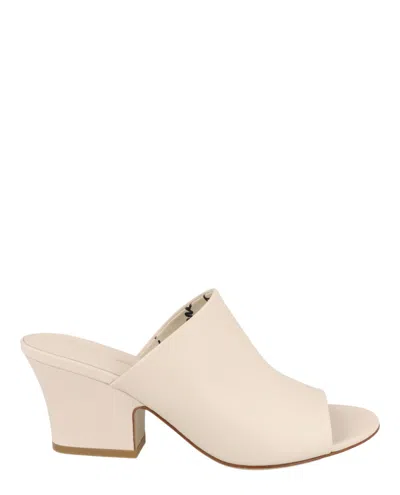 Ferragamo Sophie Leather Mules In Pink