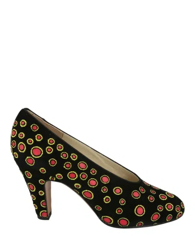 Ferragamo Archives 1930 Sparta Suede Pump In Black