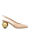 Ferragamo Spherical Heel Slingback Pump
