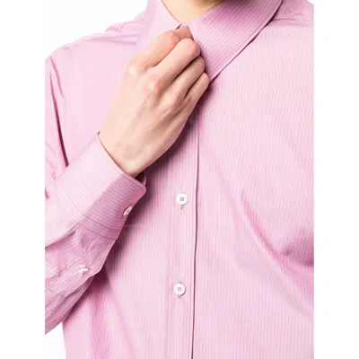 Ferragamo Sport Shirt With Long Sleeves In Pink