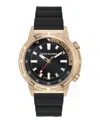 Ferragamo Sport Silicone Watch In Black
