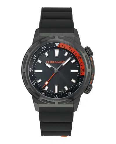 Ferragamo Sport Silicone Watch With Swiss Movement
