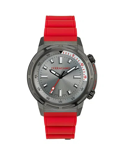 Ferragamo Sport Watch In Red