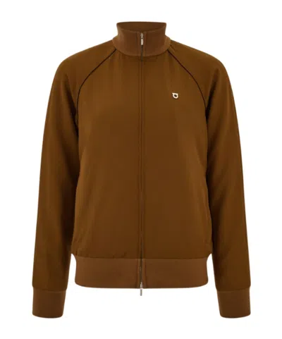 Ferragamo Sports Blouson In Brown